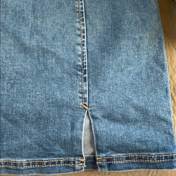 Free People Denim Mini Skirt, new with tags - Picture 3 of 11